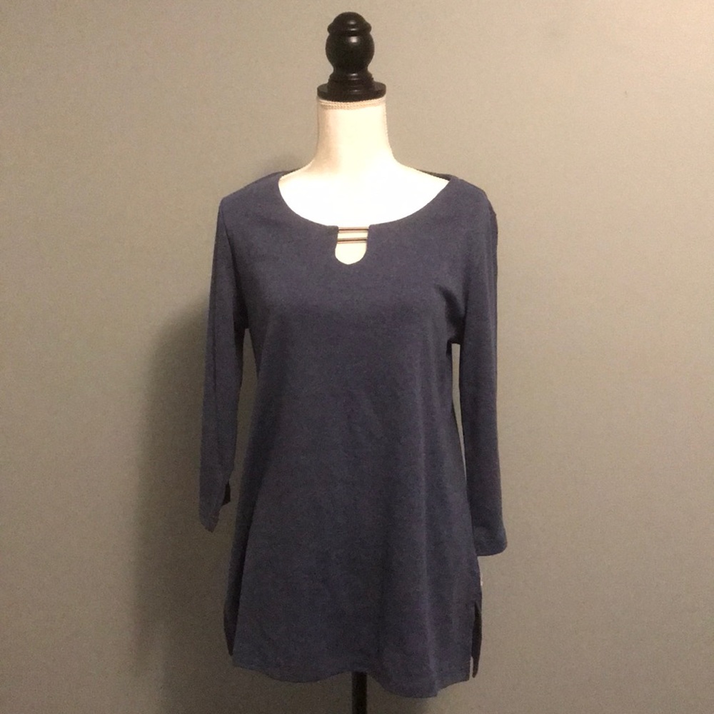 Indigo 3/4 Sleeve Tunic